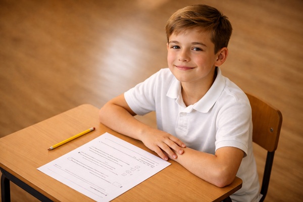 A confident pupil ready for KS2 SATs maths